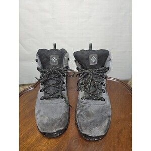 Columbia Hiking Boots Mens 15 Black Waterproof Trail Outdoor Lace Up BM2812
